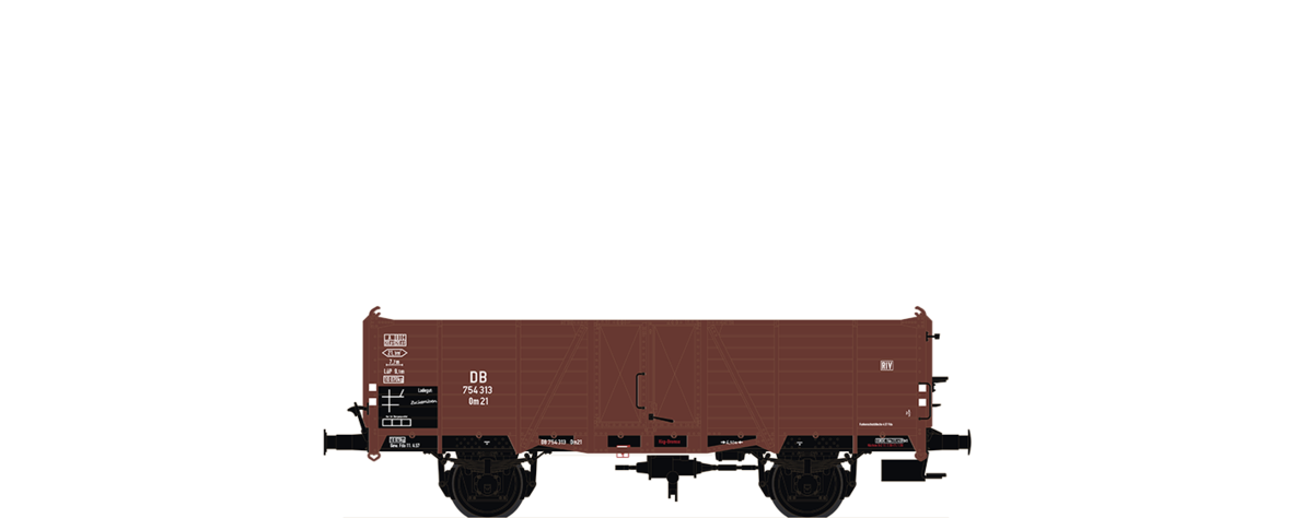 Brawa HO offener Güterwagen 48486