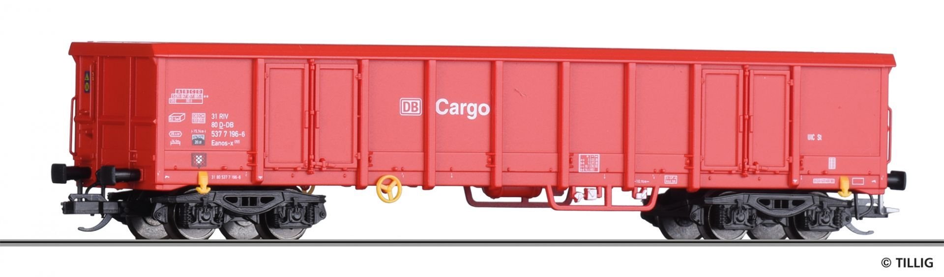 Tillig TT offener Güterwagen Eanos DB Cargo 15699