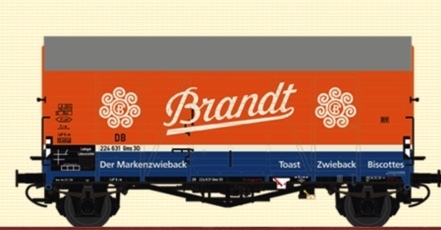Brawa HO Güterwagen Ems 30 DB Brandt 47985