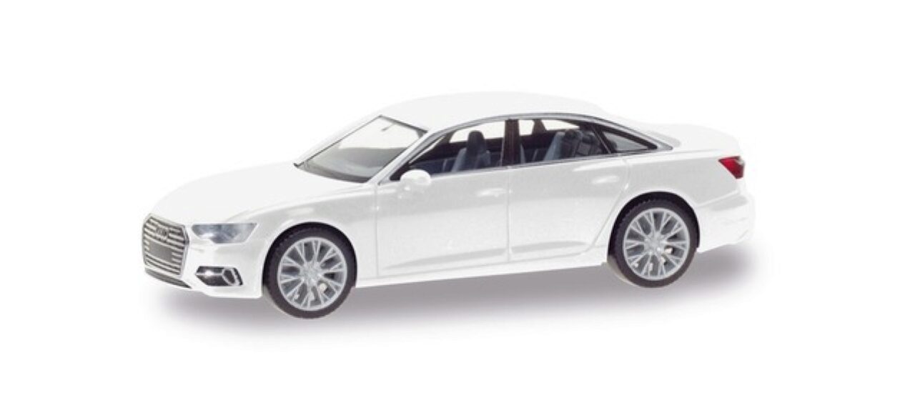 Herpa HO Audi A6 Limousine ibisweiss 420297-002